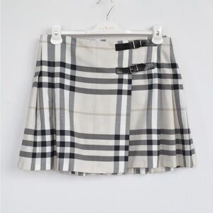 Burberry Plaid Mini Skirt
